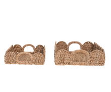 Load image into Gallery viewer, Scalloped Edge Braided Bankuan Trays