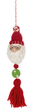Load image into Gallery viewer, Handcrafted Santa Head Ornaments