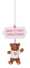 Load image into Gallery viewer, Bear Baby's First Christmas Ornaments