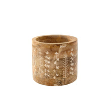Load image into Gallery viewer, Wildflower Wooden Pot
