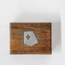 Load image into Gallery viewer, Wooden Card Box Aces