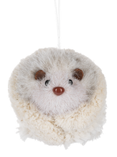 Load image into Gallery viewer, Snowy Hedgehog Ornament