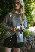 Load image into Gallery viewer, Dog Print Knit Cardigan