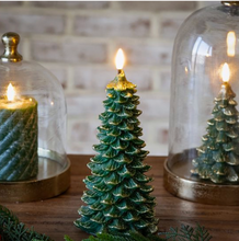 Load image into Gallery viewer, Green Tree LED Candle