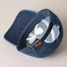Load image into Gallery viewer, Bow Embroidered Denim Cap