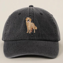 Load image into Gallery viewer, Golden Retriever Embroidered Denim Cap